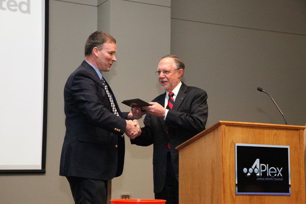 Mark Szczepanik awarded the Alpena Community College Northeast Michigan Workforce Development Award