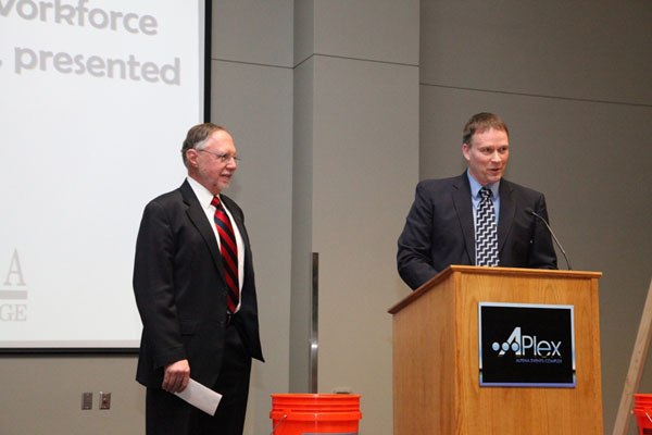 Mark Szczepanik awarded the Alpena Community College Northeast Michigan Workforce Development Award