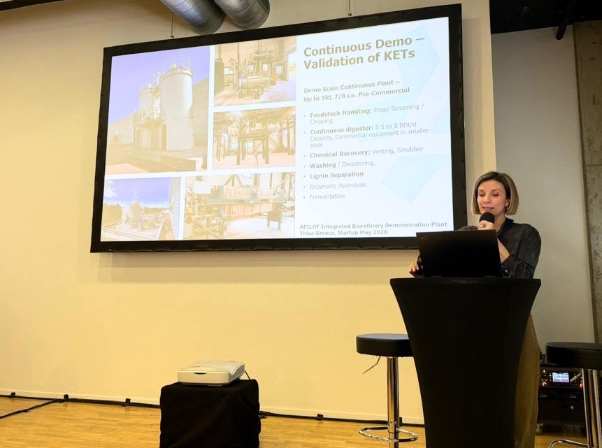 Stamatina Sideri, Business Development Manager, takes the stage at BIOKET 2026