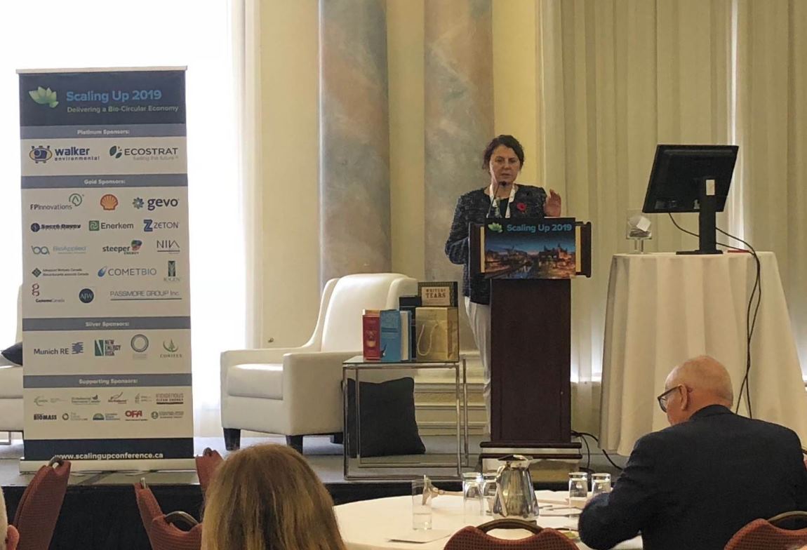 Theodora Retsina presenting at Scaling Up 2019 Conference in Ottawa.